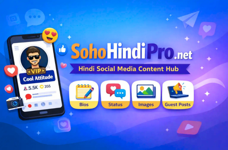 Sohohindipro net: Stylish Bios, Quotes & WhatsApp Status for 2026